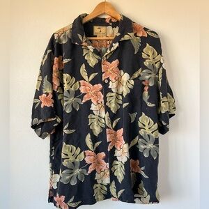 Mens Jamaica Jaxx Silk Hawaiian Button Up